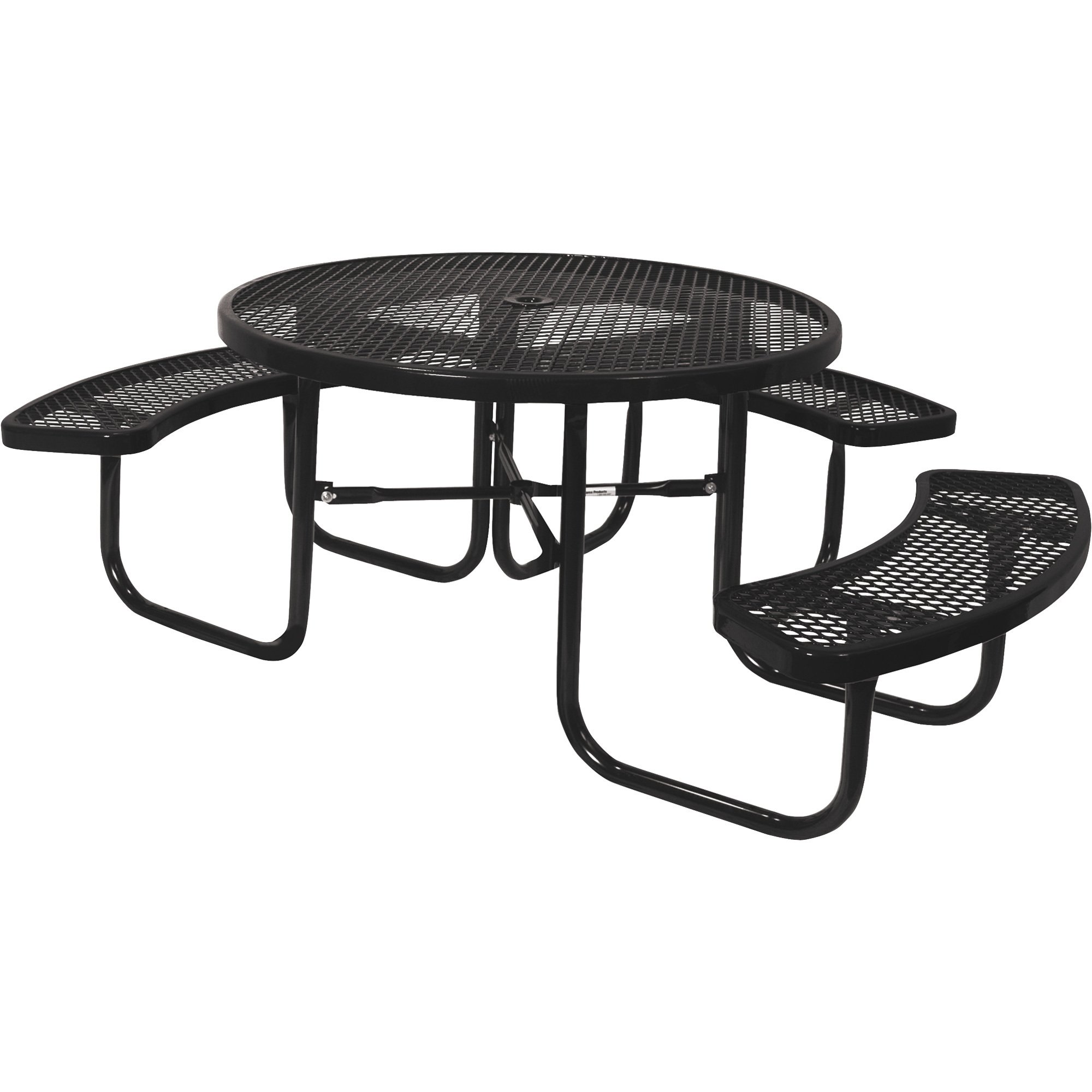 UltraSite 3-Seat, 46in. Diamond-Pattern Round Picnic Table